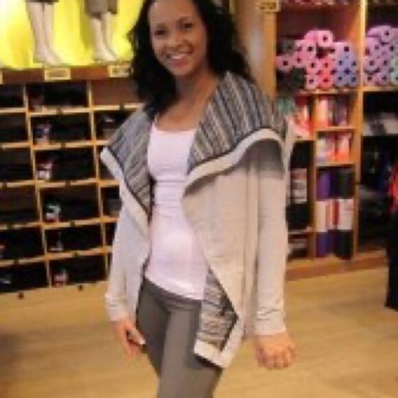 Lululemon Savasanah Wrap Sweater‎ Coat Shacket Heathered Grey Strata Size 2 Warm - Picture 10 of 10